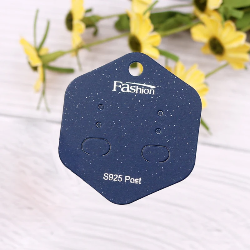 

20PCS 4.5/5.5* 5cm Earring Display Card Jewelry DIY Accessories Stud Earring Cards Favor Label Tag Exquisite Gift Display Card