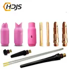 Керамические насадки для дуговой арматуры, 12 шт., с внутренним и внешним углом, медно-Вольфрамовая игла, направляющий хвост пистолета, подходит для WP 17 18 26