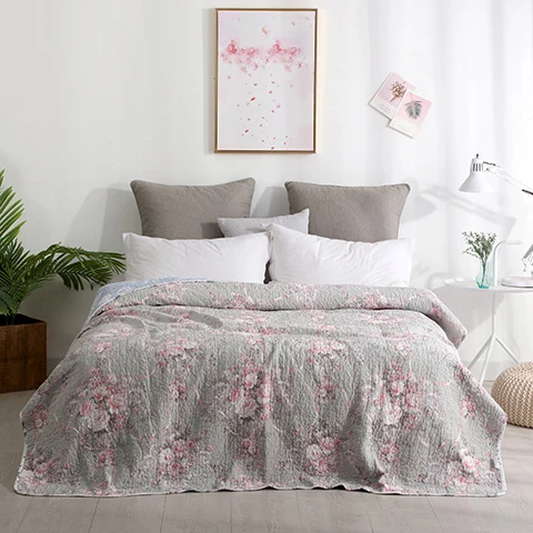 bedspread 2 Простое модное постельное белье из хлопка, 1 предмет, превосходный комплект из хлопка, всесезонный, Премиум хлопок, постельное белье, King Queen78* 86" - Цвет: bedspread 2