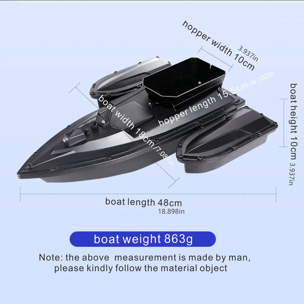

D15 Fishing Tool Smart RC Bait Boat Toys Dual Motor Fish Finder Ship Boat Remote Control 500m Fishing Boats Speedboat