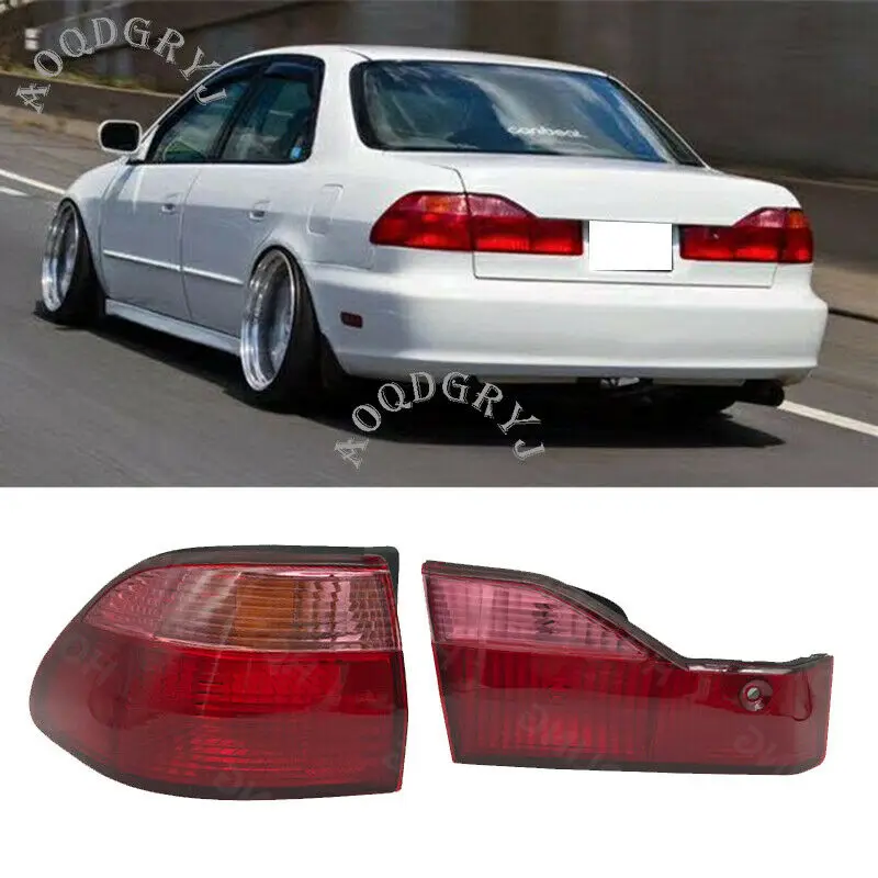 

Rear Tail Brake Lights Kit 4pcs/set For Honda Accord Sedan 1998 1999 2000 2001 2002