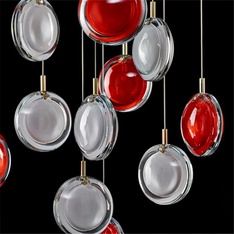 

Post-modern Creative Glass Pendant Lights Retro Bar Cafe Deco Pendant Lamp Atr Design Luxury Hanglamp Luminaria Hotel Lighting