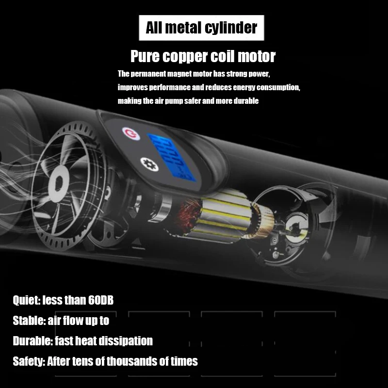 Preço 12v 150psi Recarregável Bomba De Ar Inflator Pneu Sem Fio Portátil Compressor Digital Pneu Carro Bomba Para Pneus Bicicleta Carro Bolas