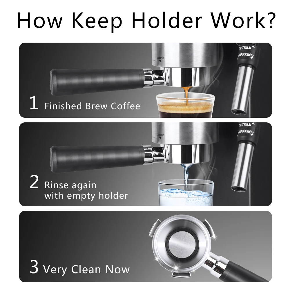 

Single Hole Portafilter 51mm delonghi EC680 EC685 Professional Filter Holder