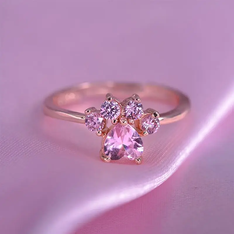 1 шт Кошачий коготь кольцо на палец милый мультфильм шикарный подарок ювелирные