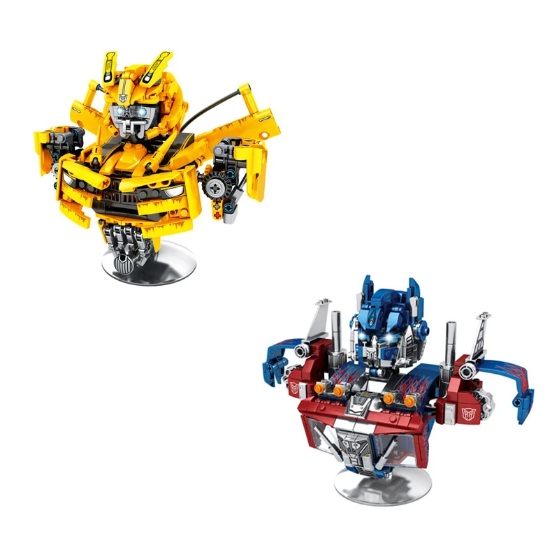 400 + шт строительные блоки игрушки Legoinglys Горячая Супер трансформация робо Шмель