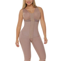women recovery compression garment fajas bodysuit sleeveless liposuction corset