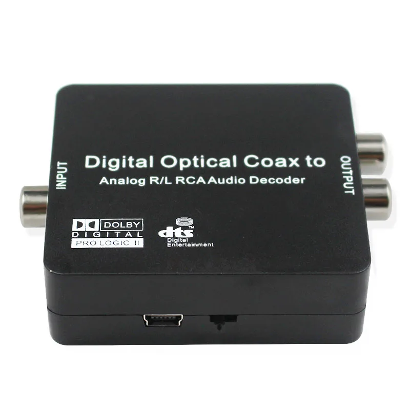 5 1 Dolby DTS Цифровой оптический коаксиальный аналоговый R/L RCA аудио декодер