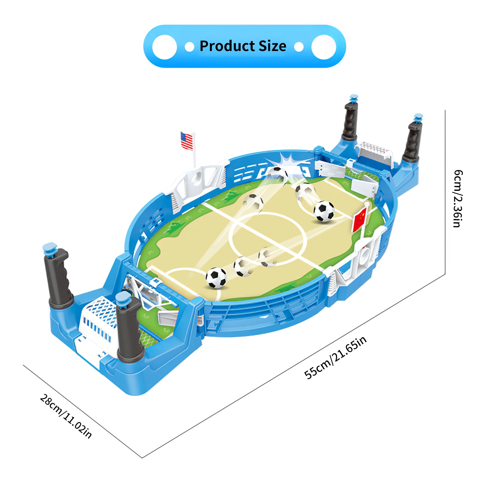 

Children Entertaining Football Table Soccer Game Toy Desktop Football Field Gaming Toys Ability Entertaining Game Toy Board Game