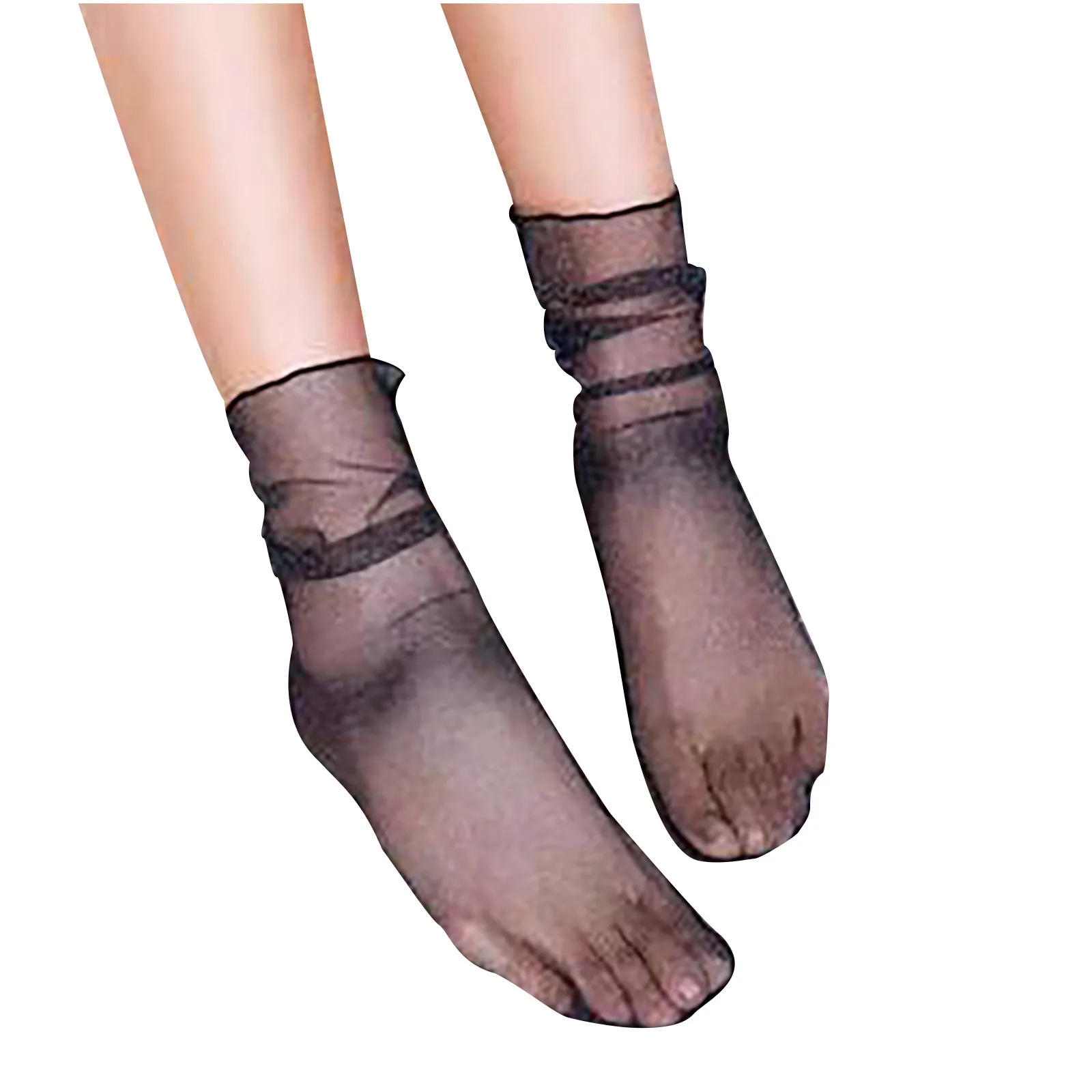 

Fashion Women Mesh Ladies Breathability Thin Socks Womens Stockings Lingerie Black Lace Stockings For Women Medias Transparent
