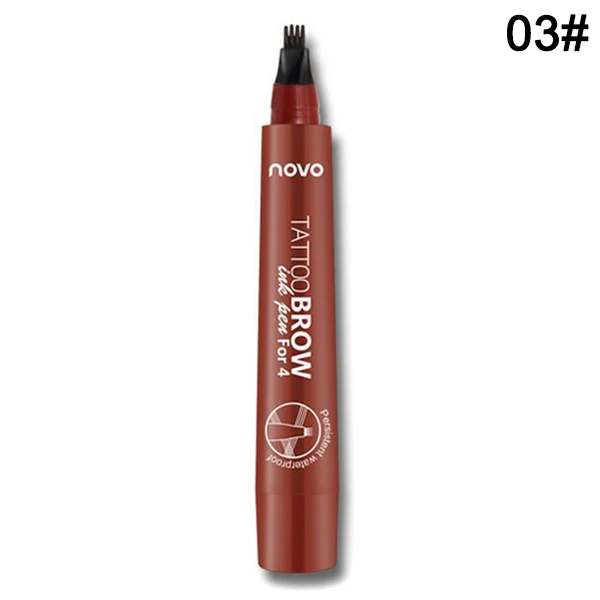 Microblading татуировка бровей ручка водостойкая стойкая вилка кончик макияж чернила