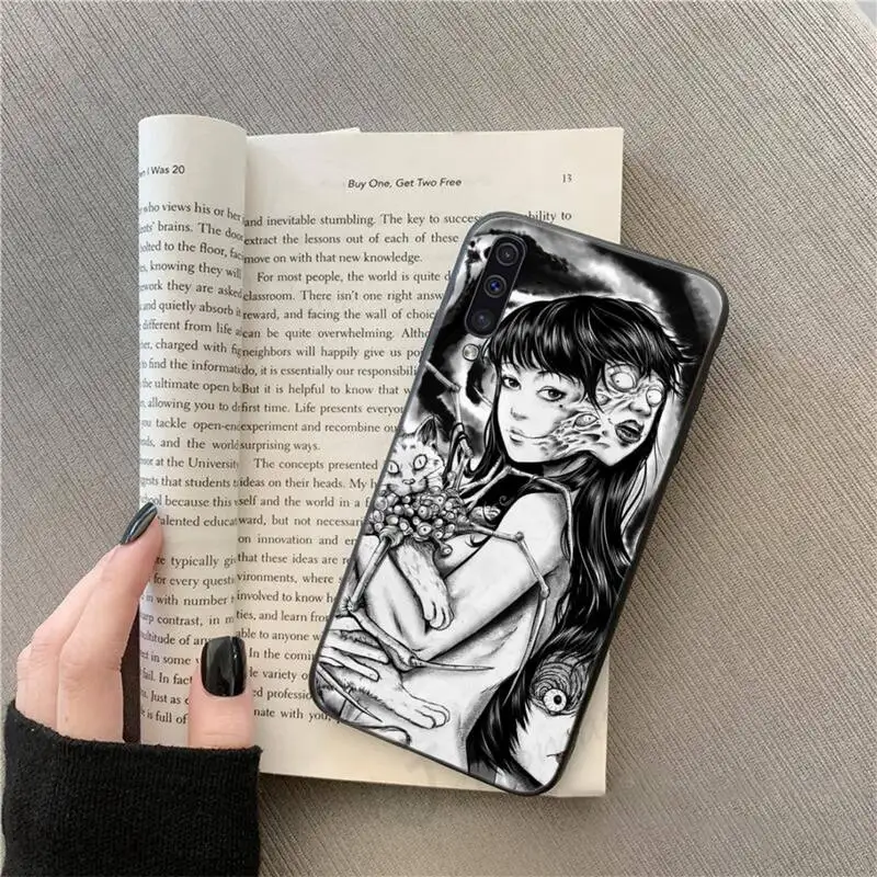 

Junji Ito Tees Horror comic Phone Case For Samsung galaxy S 9 10 20 A 10 21 30 31 40 50 51 71 s note 20 j 4 2018 plus