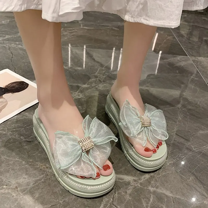 Туфли лодочки Женские шлепанцы Роскошные женские босоножки на высоком каблуке с