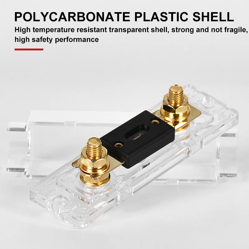 Большой плавкий предохранитель Forkbolt с прозрачной пластиковой оболочкой для