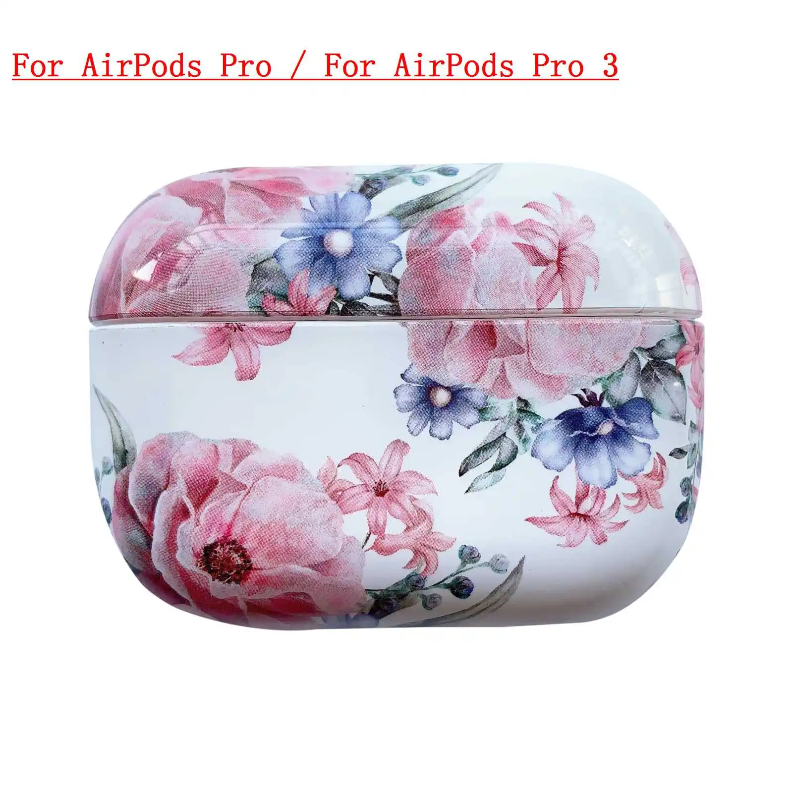 B4 For AirPods Pro Для AirPods Pro для переноски 1/2/3 чехол роскошный цветной чехол с цветочным рисунком для AirPods Беспроводной наушники чехол жесткий чехол fundas - Цвет: B4 For AirPods Pro