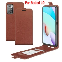 redmi 10 redmi10 flip vertical leather case full cover for xiaomi redmi 10 9 8 8a 7 7a 9t 9a 9c k30 k40 pro shockproof book bags