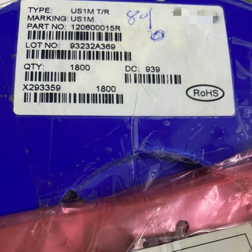 

10PCS US1M T/P 2SB1182 MC78FC50HT1G MC78FC50 ME6219C18M5G ME6219C18 MB310 T/R