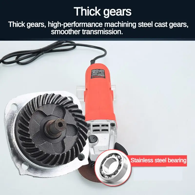 

700W 2 in 1 Electric 100mm Angle Grinder Chainsaw 12000rpm Multi-function Woodworking Cutting Chainsaw Bracket Change Grinder