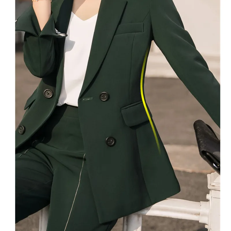 Женский брючный костюм из 2 предметов Модный комплект женский новый модный