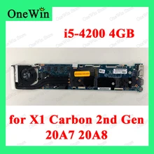 W8P i5-4200 4G i5-4300U for X1 Carbon 2nd Gen 20A7 20A8 12298-2 48.4LY26.021 FRU 00UR143 00HN761 00HN773 04X5584 04X6401 00UP975