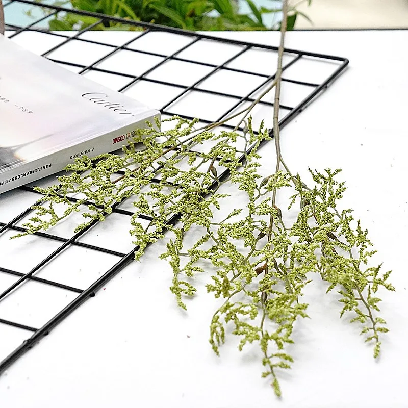 Цветочная композиция трава белые Искусственные цветы украшение для домашнего