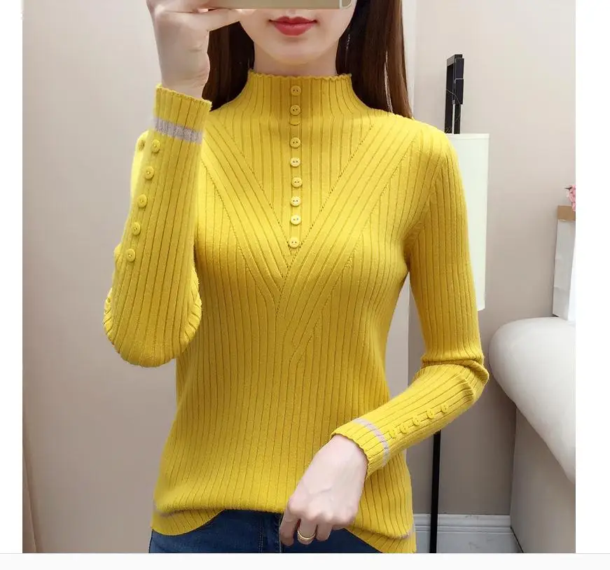 

2021 spring and autumn winter Long sleeve Women's Sweater coat