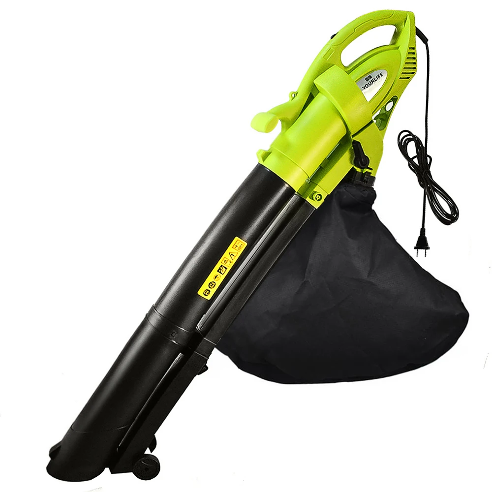 Leaf Vacuum 3 In 1 Multi-function Electric Garden Leaf Blower With 45l Collection Bag Leaf Snow Mulcher 3000w