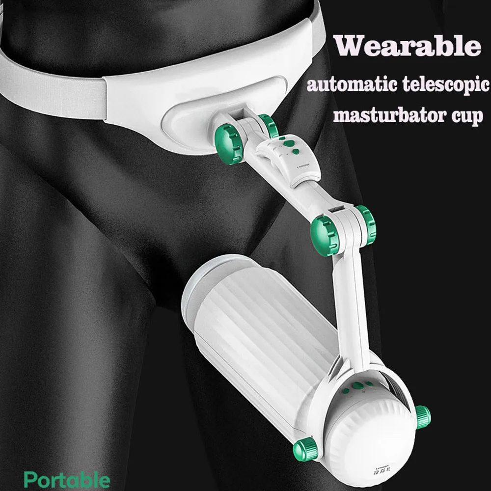 Автоматический телескопический мастурбатор для взрослых и мужчин карманная