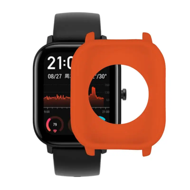 

Soft Silicone Watch Rubbe Case Protective Cover For Xiaomi & Huami Amazfit GTS Soft Silicone