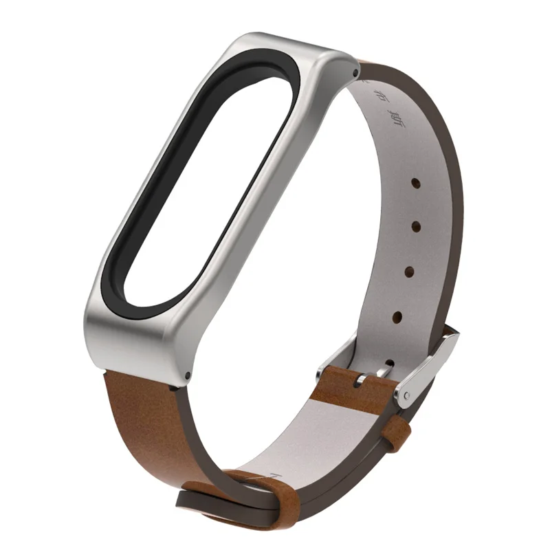 Mi работы из PU искусственной кожи наручные mi Band 3 ремень для Xiaomi band браслет умный