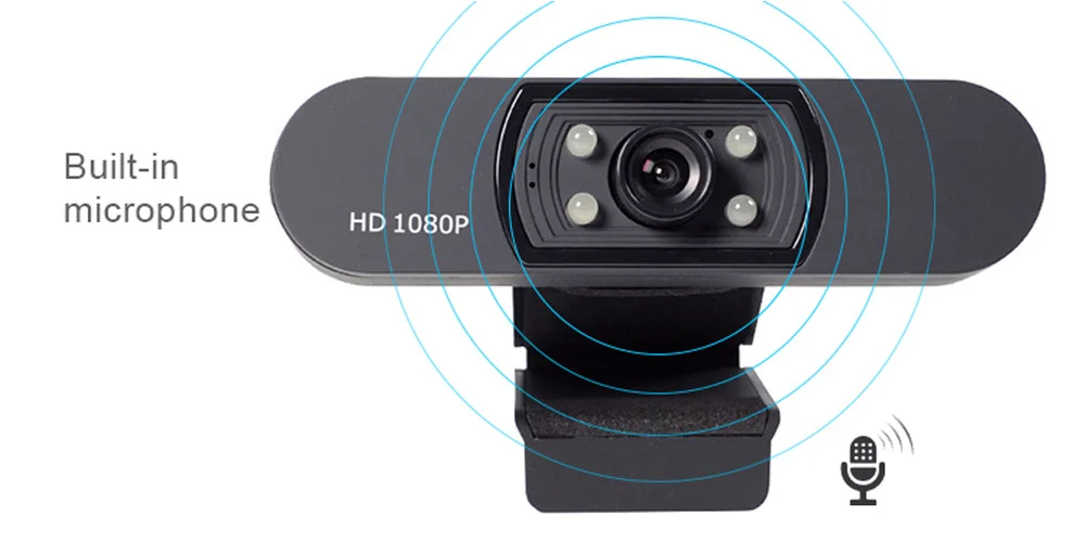 Веб-камера DeepFox 1080P hdвеб-камера со встроенным HD микрофоном 1920x1080 p USB Plug& Play веб-камера широкоформатное видео