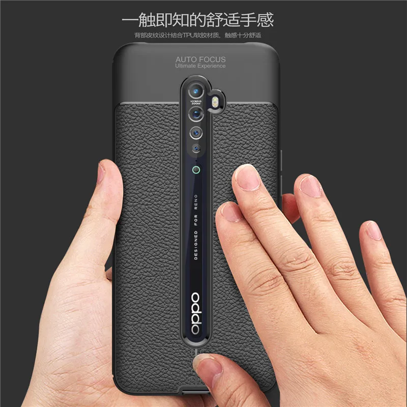 Чехол для OPPO Reno2 чехол телефона из силиконовой резины задняя крышка
