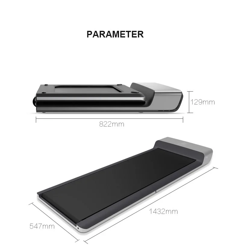 Xiaomi Mijia Walkingpad складная прогулочная машина для упражнений офисная домашняя беговая дорожка без каблука умное Управление скоростью подключение приложение Mijia