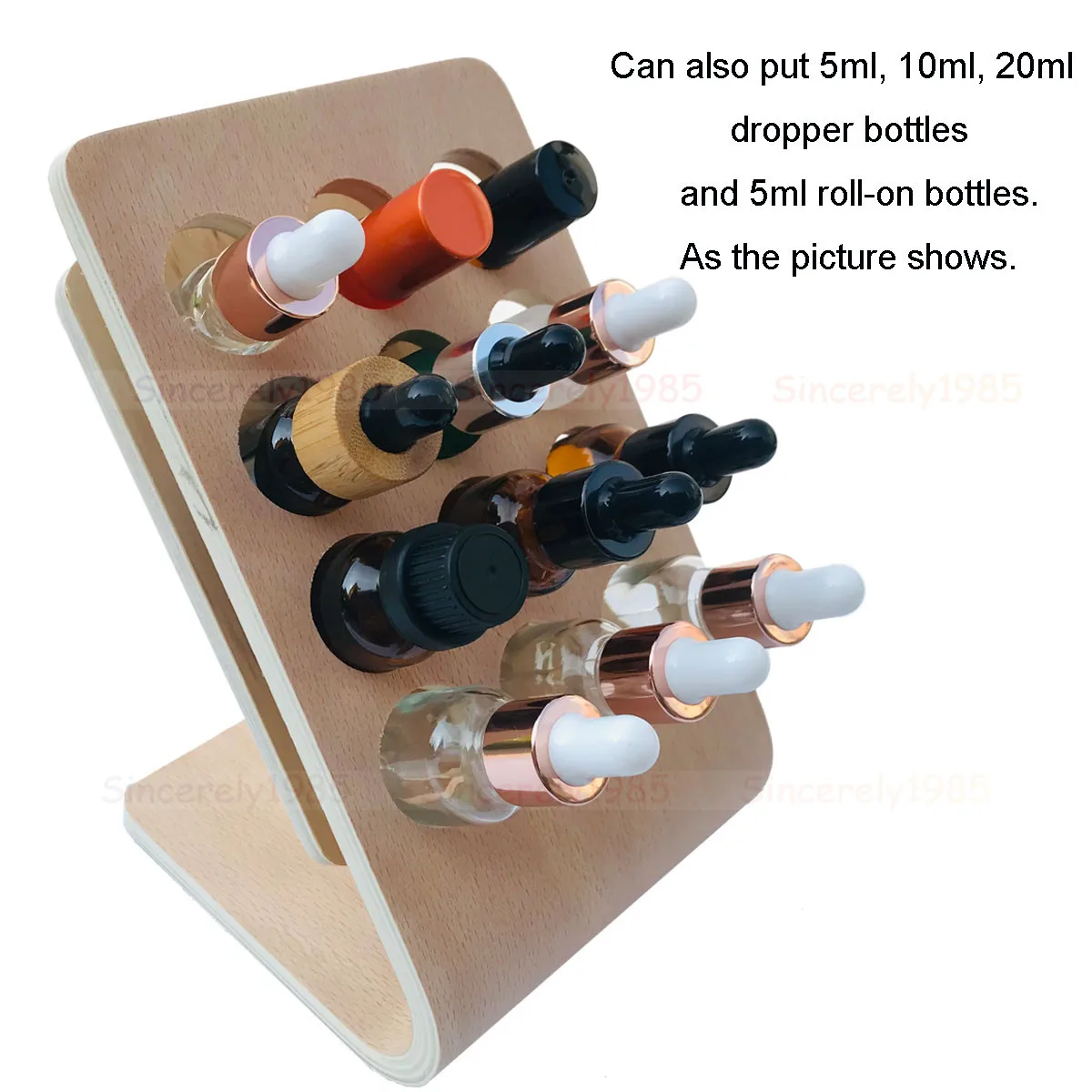 Стойка-органайзер для хранения эфирного масла с 12 отверстиями | Красота и