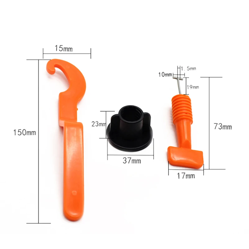 50Pcs Tile Leveling System Toolkit Level Wedges Alignment Spacers for Leveler Locator Plier Flooring Wall Carrelage | Инструменты