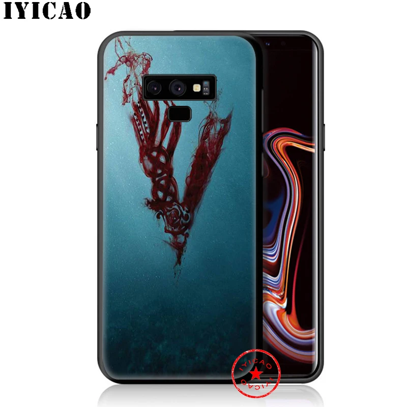IYICAO Vikings TV Shows Soft Case for Samsung Galaxy S10e S10 S9 S8 Plus S6 S7 Edge Note 10 9 8 TPU |