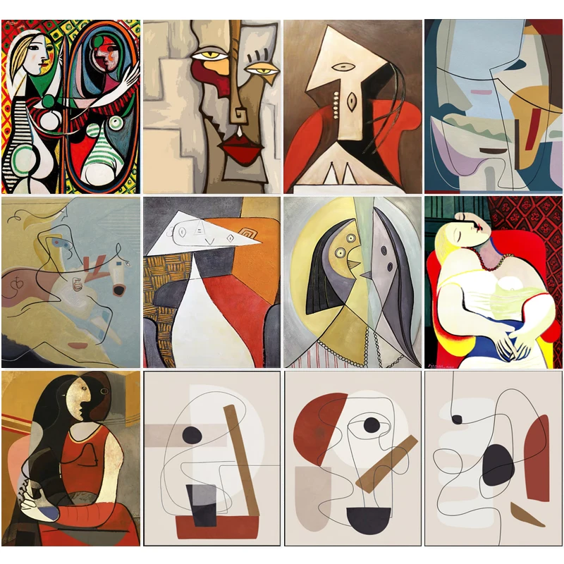 

Picasso Painting Guernica Art Oil Painting Posters and Prints Modern Home Decor