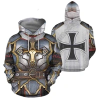 knight templar 3d printed hoodies fashion pullover men for women sweatshirts hip hop sweater cosplay costumes 01