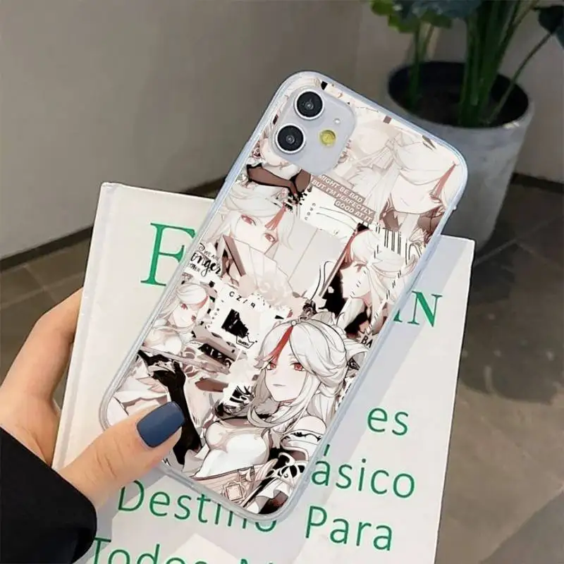 Genshin Impact Phone Case for iphone 13 8 7 6 6S Plus X 5S SE 2020 XR 11 12 pro XS MAX