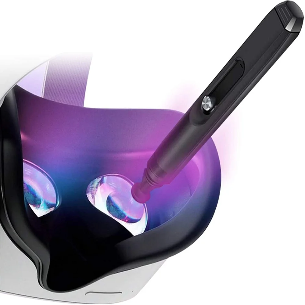 Фото Щетка для чистки камеры VSGO с угольным наконечником для Oculus Quest 2/Quest/Rift S/HTC Vive/Cosmos/Valve Index /PS4 VR гарнитура №1