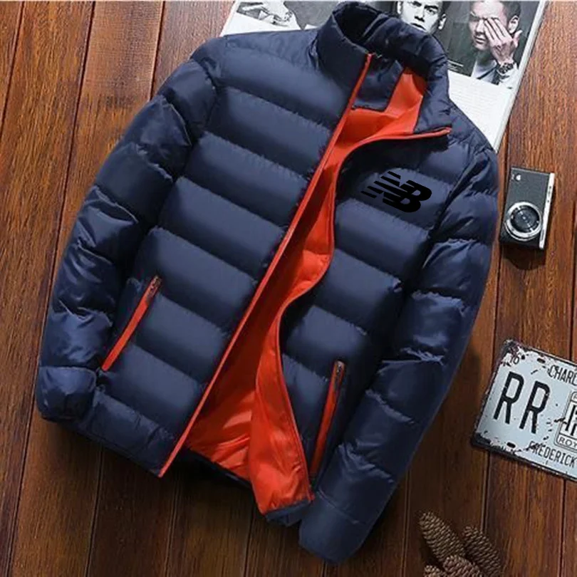 

2021 Men Winter Casual Thick Warm Waterproof Wear on both sides Parkas Men Autumn New Outwear Windproof Hat Parkas Jacket Men