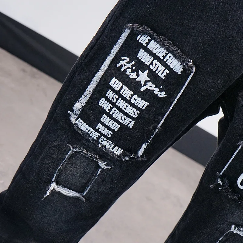 Детские зимние спортивные штаны джинсы для маленьких мальчиков детские брюки и