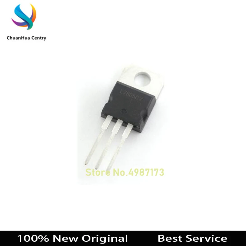 10 шт./лот L7805CV TO220 100% новая Оригинальная фотография