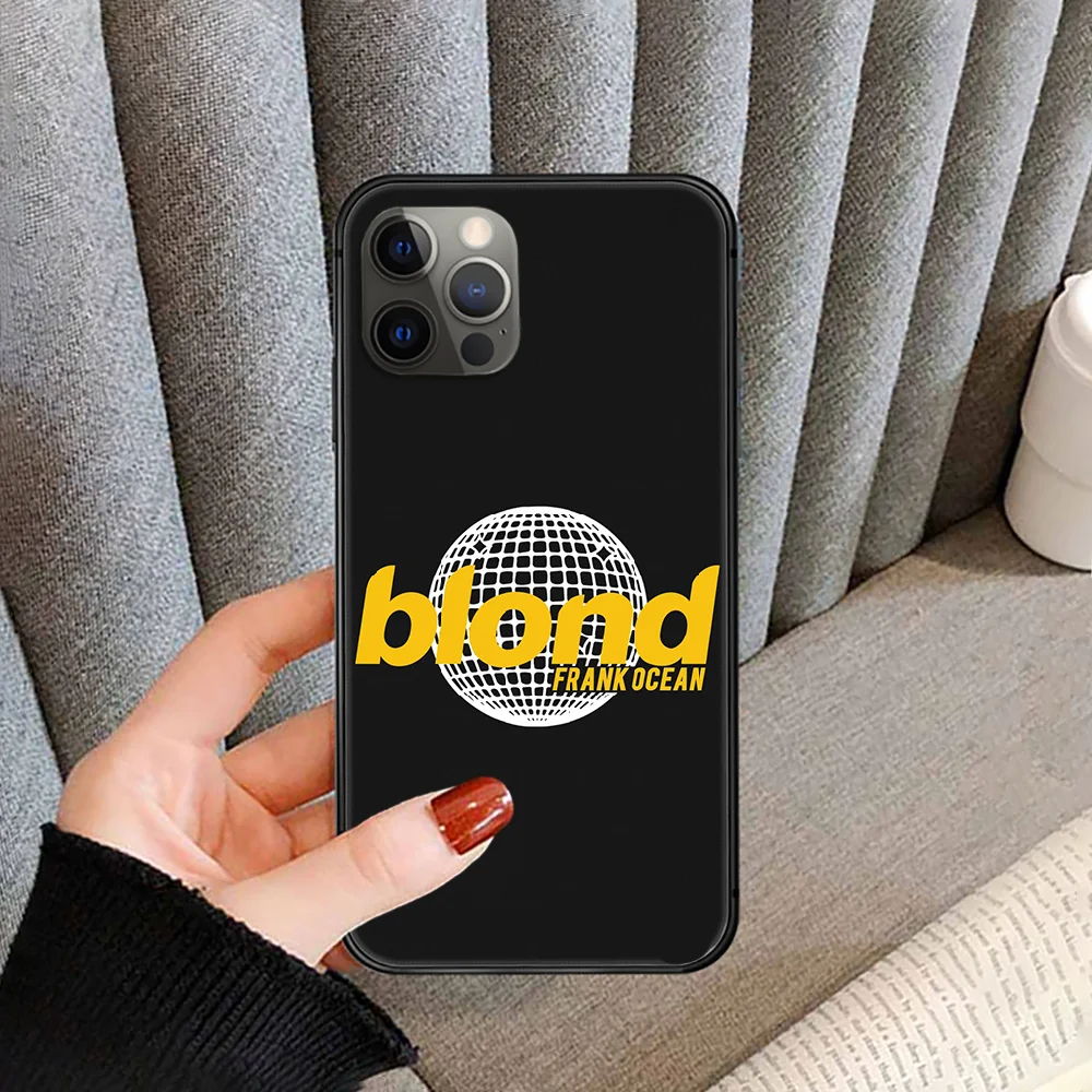

Frank Ocean Blonde Phone Case cover For iphone 5 5S 6 6S PLUS 7 8 11 12 mini X XR XS PRO SE 2020 MAX black back 3D coque pretty
