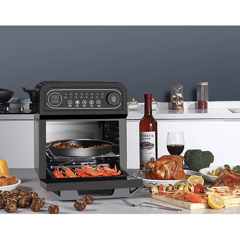 

Air Fryer F6 Intelligent Oil-free Electric Fryer Special Offer Large Capacity Domestic Fries Machine Full Automatic Retro