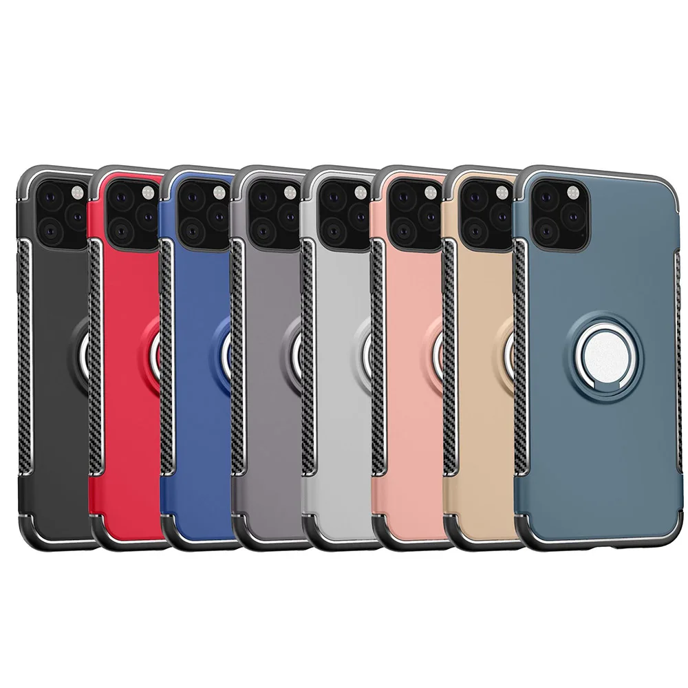 3D кольцо чехол для iPhone 11 Pro max 7 XS XR крышка 360 Магнитная подставка силикон iphone8 Max Coque |
