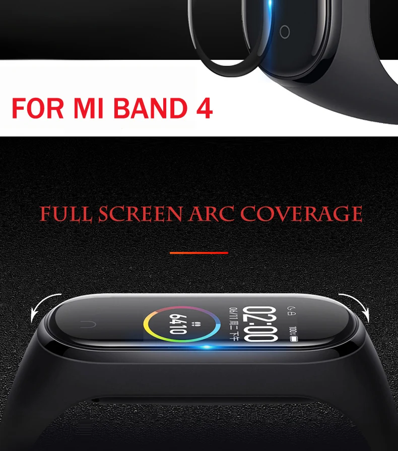 Защитная пленка для XiaoMi Band 4 NFC браслет пленка для экрана Mi Band 4 стекло Взрывозащищенная/защита экрана от царапин