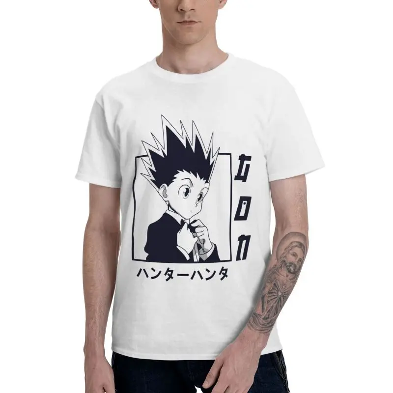 Tvoe Hunter X футболки Мужская Уличная футболка с короткими рукавами и манга Гон Фрикс