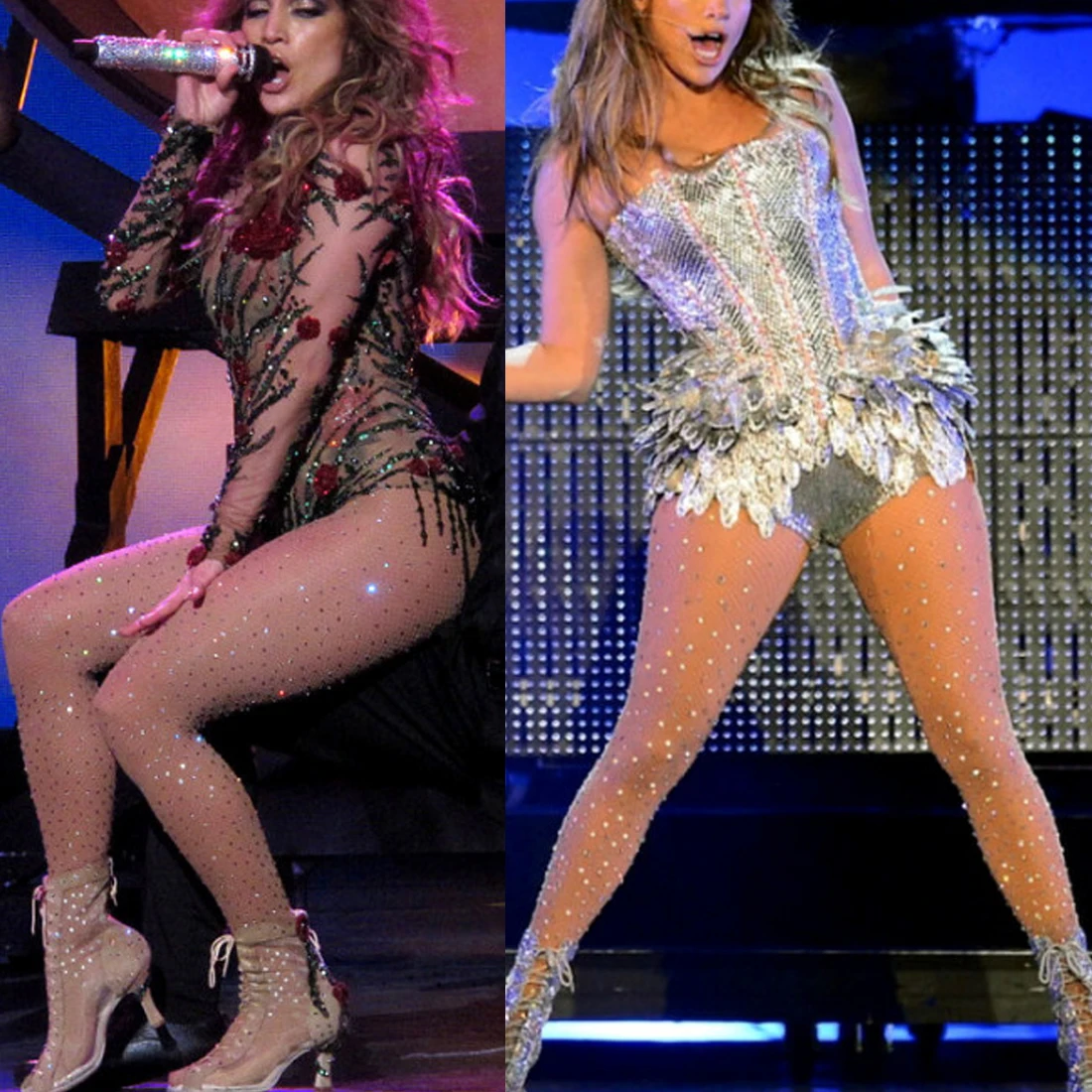 Женские колготки сексуальные ажурные чулки с открытой промежностью сетчатый