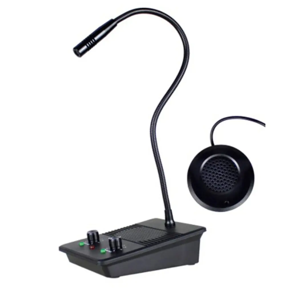 Bank Intercom System Two-Way Window Intercom Loudspeaker Pharmacy With High Clear Walkie-talkie For Railway Station Bank Counter